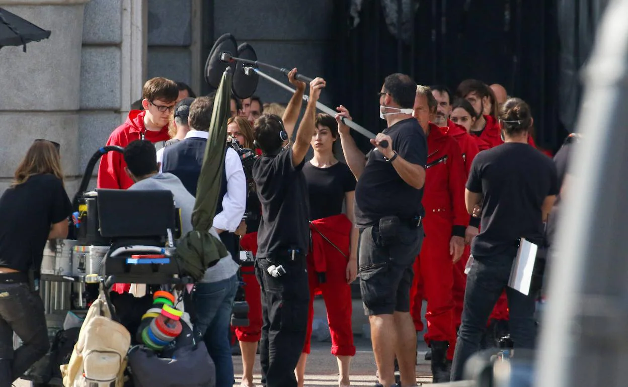 Rodaje de la Casa de Papel en Alicante La última temporada de La Casa de Papel se graba en